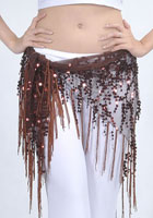 Sequin Triangle Hip Scarf